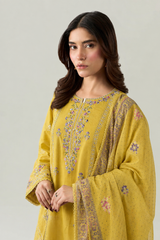 Embroidered Lawn 3PC Stitched Suit