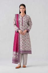 Printed Lawn 3PC Stitched Suit