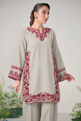 PINK & CREAM 3PCS EMBROIDERED