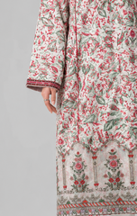 Embroidered Lawn 3PC Stitched Suit – Off White