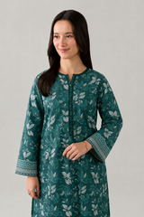 Basic Printed Lawn 3 PCS Suit Stitched