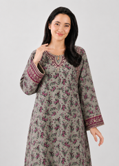 Basic Printed Lawn 3 PCS Suit Stitched