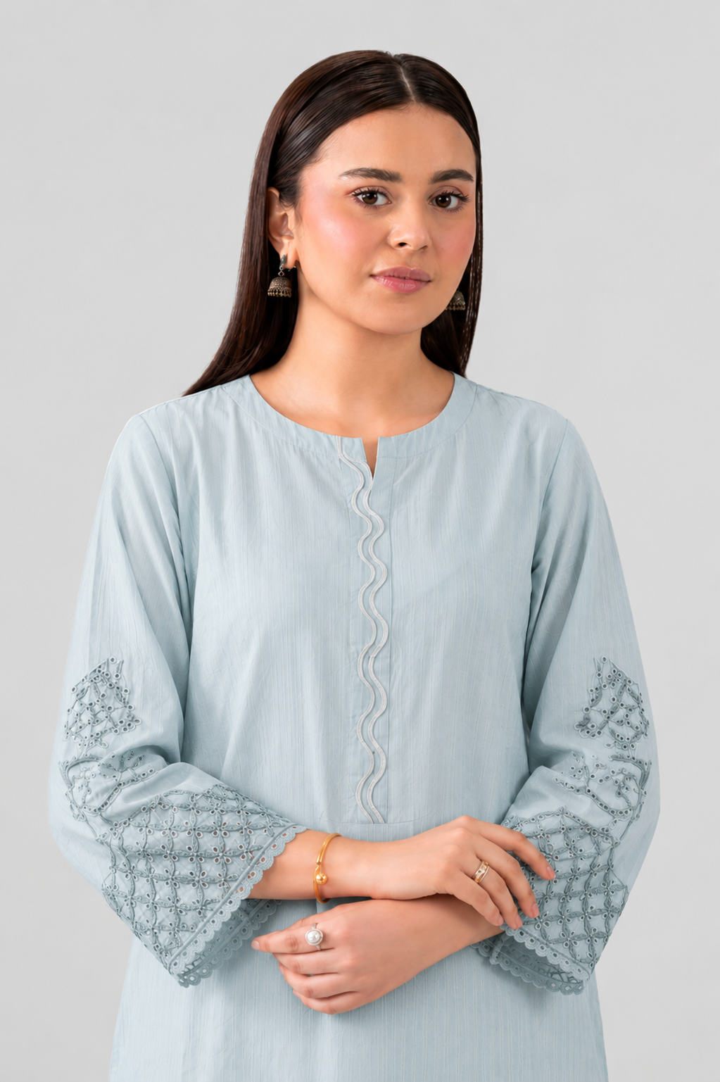 Embroidered Lawn 3PC Stitched Suit