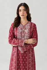 Embroidered Lawn 3PC Stitched Suit