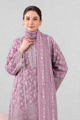 Embroidered Lawn 3PC Stitched Suit