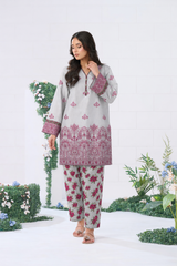 Embroidered Lawn 3PC Stitched Suit