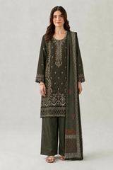 Embroidered Lawn 3PC Stitched Suit