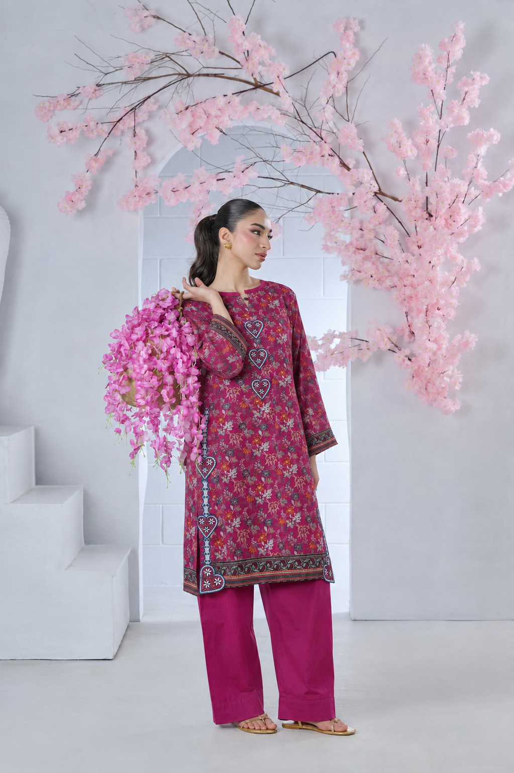 3PC PRINTED LAWN