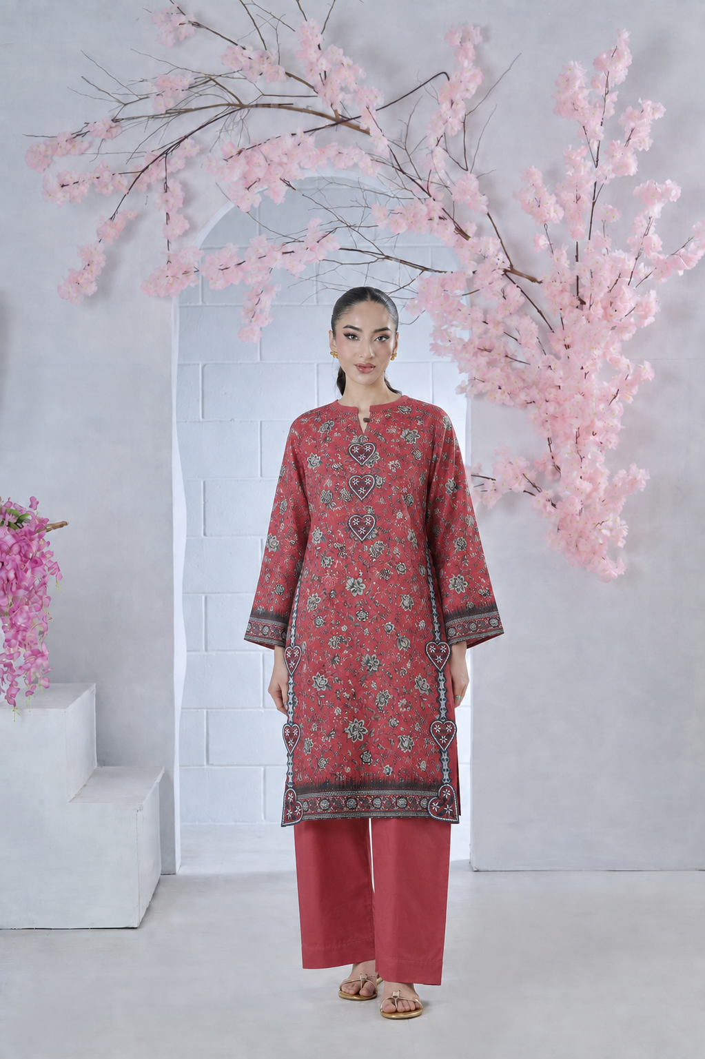 3PC PRINTED LAWN