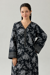 Basic Printed Lawn 3 PCS Suit Stitched